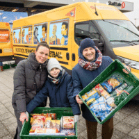 Spendensammeln beim Seawolves Spiel